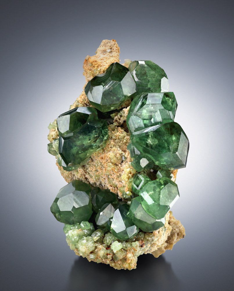 Demantoid with matrix